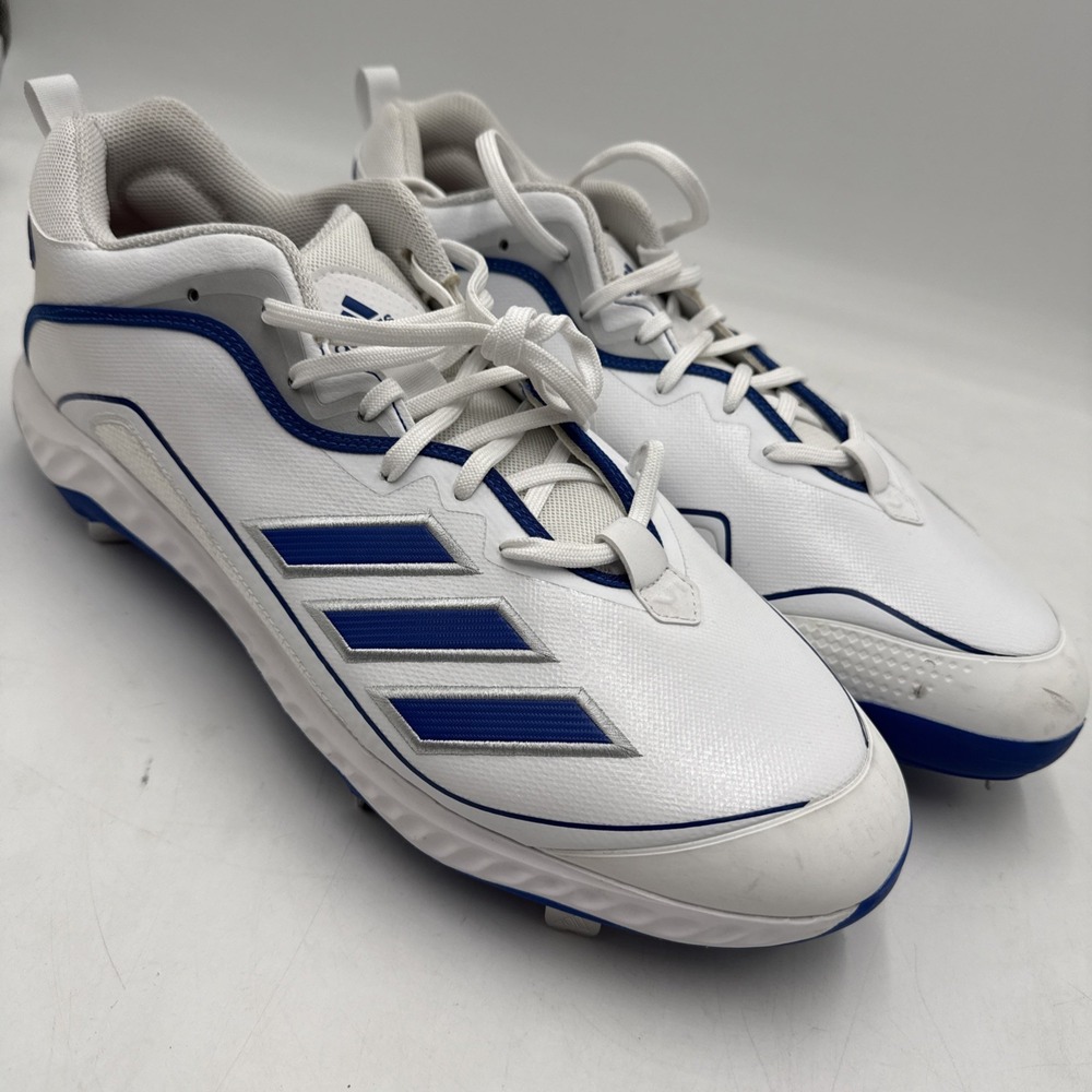 Adidas Baseball Metal Cleats Mens 17 Icon 6 Bounce Fathers Day Blue White GZ0453